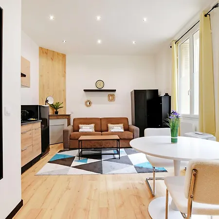 Апартаменты Peaceful - 2p - Buttes-chaumont With Ac